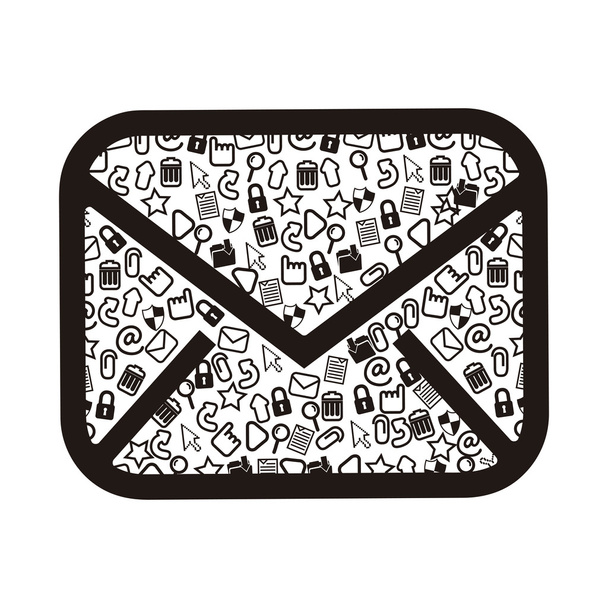 E-mail ikonok - Vektor, kép