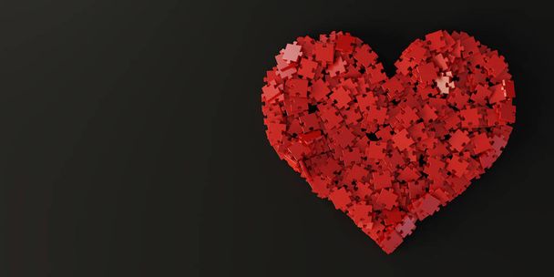 St. Valentine concept, оригинальная 3D рендеринг
 - Фото, изображение