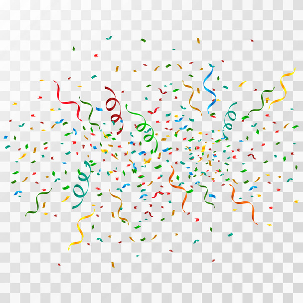 Coloré confettis fond explosion vecteur
 - Vecteur, image