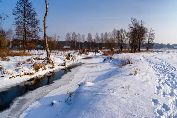 Zima na Podlasiu, Dolina Grnej Narwi - Foto, Imagen