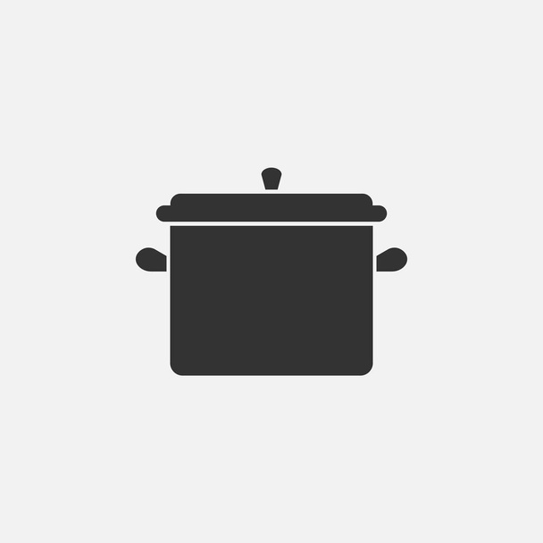 ポット アイコン、台所用品のベクトル - ベクター画像