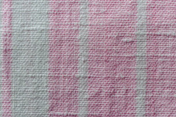 Solid natural linen cloth. Texture of fabric - Photo, Image