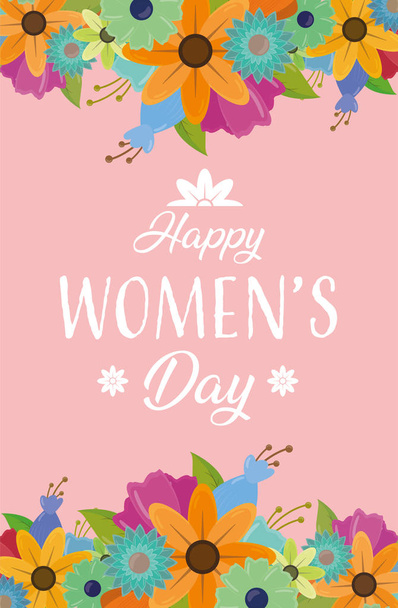 happy womens day - Vector, Image