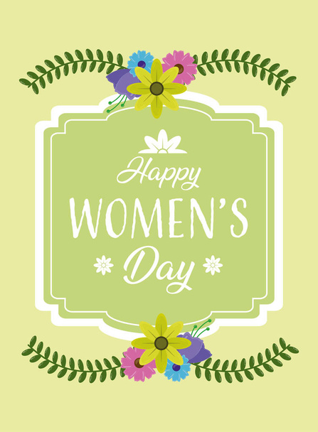 happy womens day - Vector, Image