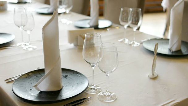 Banquet table set. - Foto, Bild