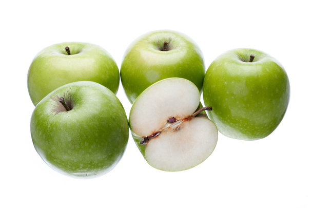 manzanas mostradas en blanco
 - Foto, imagen