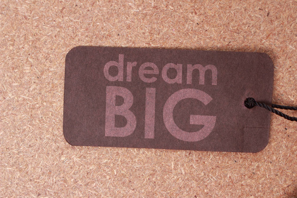 Dream Big, παρακινητικές επαγγελματίες εμπνευσμένα λόγια εισαγωγικά έννοια λέξεις γράμματα τυπογραφία έννοια - Φωτογραφία, εικόνα