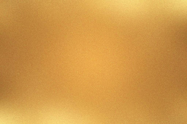 Odbicie na powierzchni szorstki złoto ściana, streszczenie tło - Zdjęcie, obraz