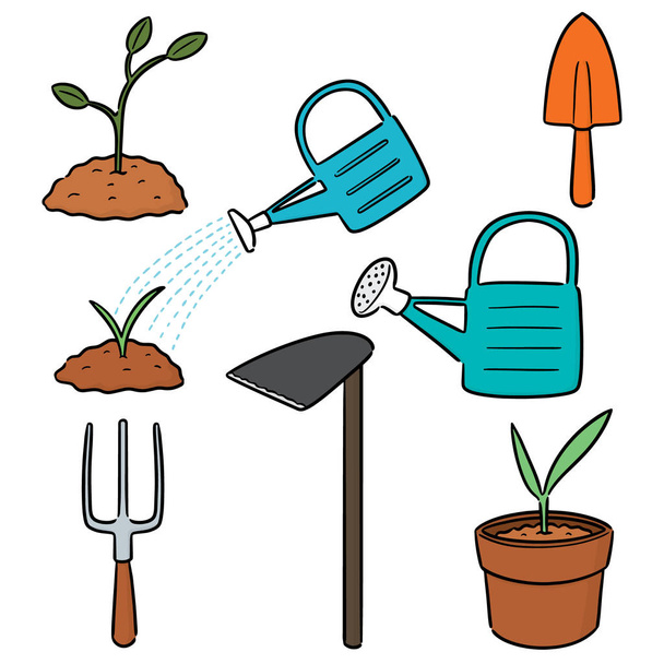 векторный набор инструментов для садоводства
 - Вектор,изображение