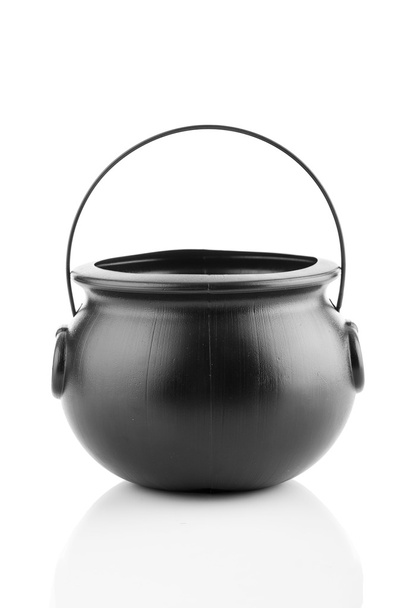 Empty pot isolated on the white - Photo, Image