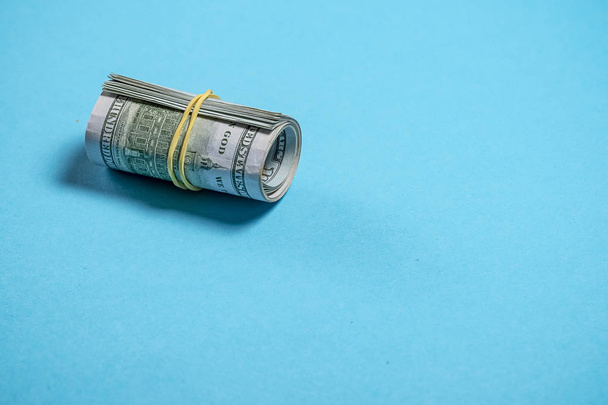 roll of dollars for a pretty background - Foto, Imagem