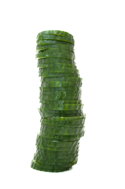 Pile of Cucumber Slices - Photo, Image