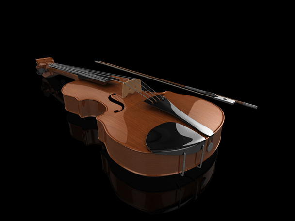 3D-Geige - Foto, Bild