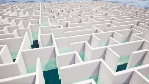 Siker a koncepció a fehér labirintus - Felvétel, videó