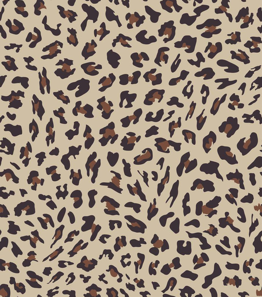 Leopard zökkenőmentes minta tervezés. vektoros illusztráció háttér - Vektor, kép
