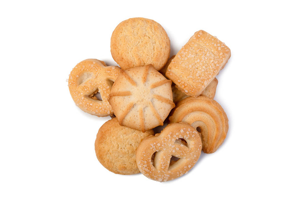Cookies isoliert auf weißem Hintergrund - Foto, Bild