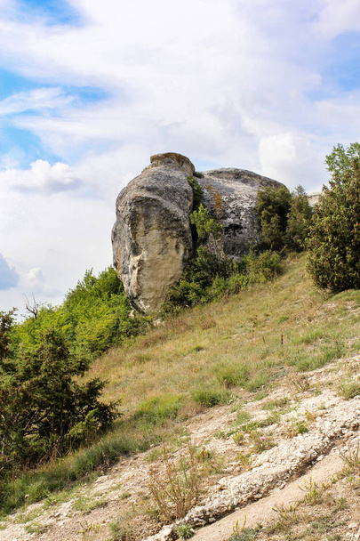 Pittoreske Krim landschappen van de bergen van het krijt. - Foto, afbeelding