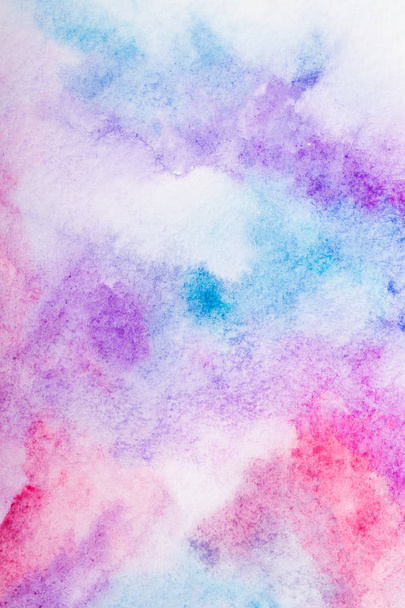  colorful watercolor background. hand painted by brush - Foto, afbeelding