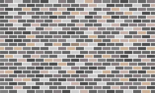 Brick texture, Seamless Grey Wall Background, Minimalist style, Design for Poster, banner, Vector Illustration - Vector, Image