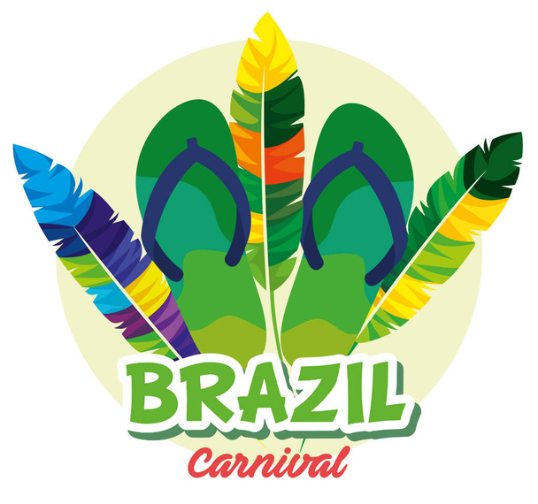 Ріо Карнавал бразильська карта
 - Вектор, зображення