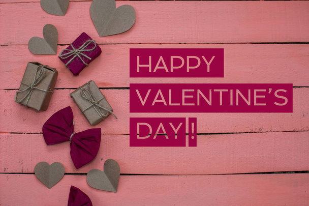 Valentine's day. greeting card with the inscription - Photo, image