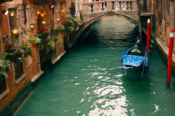 romantická restaurace v Benátkách - Fotografie, Obrázek