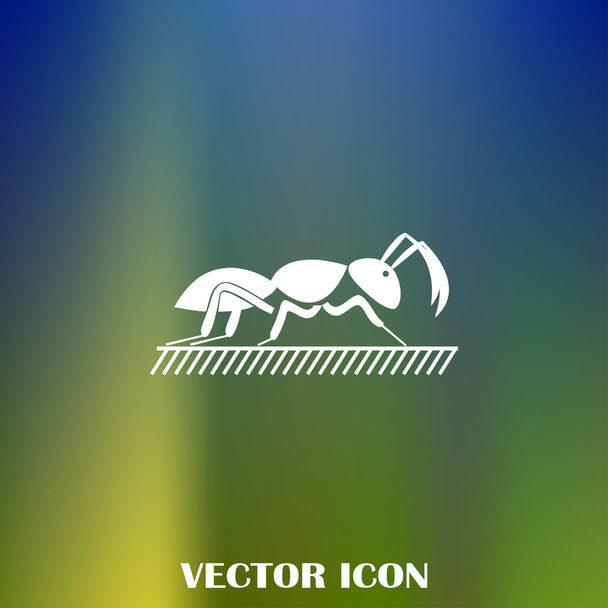 Ameisensymbol. Insektenzeichen - Vektor, Bild