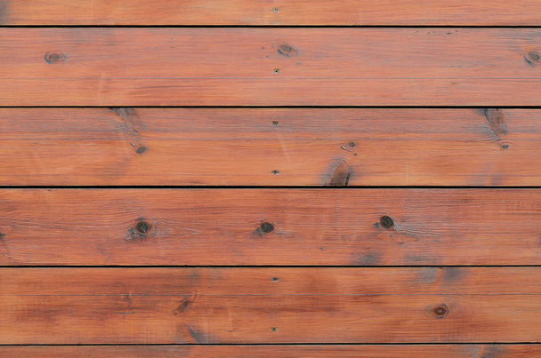 Fondo de madera barnizada del exterior de la cabina. Marrón madera granero tablón áspero grano superficie fondo
 - Foto, Imagen