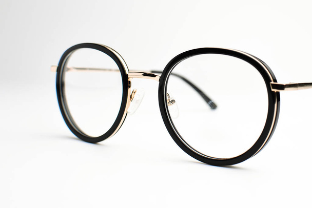 The eye glasses isolated on white background  - Foto, Bild