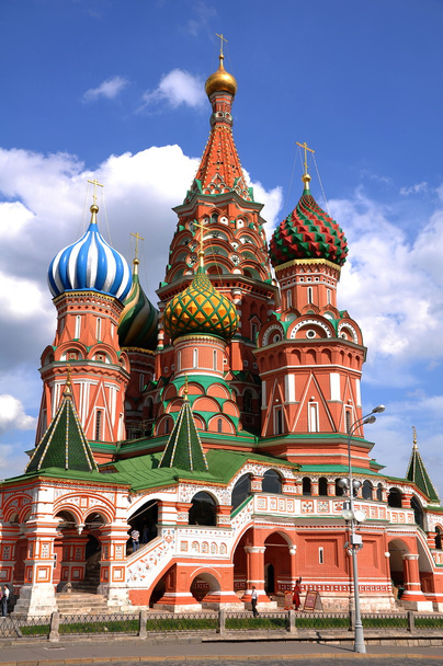 kerk in Moskou op een rood vierkantje - Foto, afbeelding