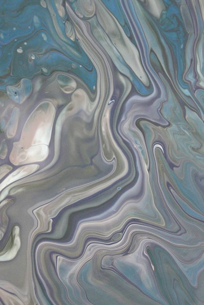 abstract acryl schilderen, marmeren verf behang - Foto, afbeelding