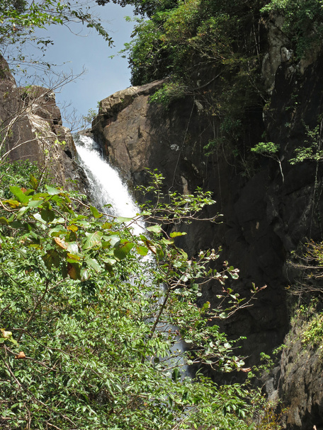Long waterfall in the mountains - Foto, imagen
