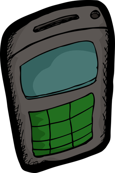 Малый сотовый телефон
 - Вектор,изображение