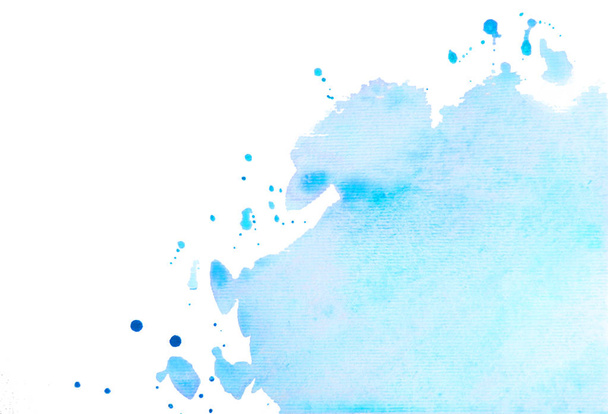 Hand painted backgrounds with cracks isolated on white. Watercolor background. Watercolor background - spot with blots. - 写真・画像