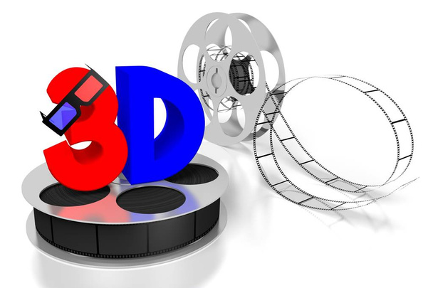 Películas 3D, concepto de cine
 - Foto, Imagen