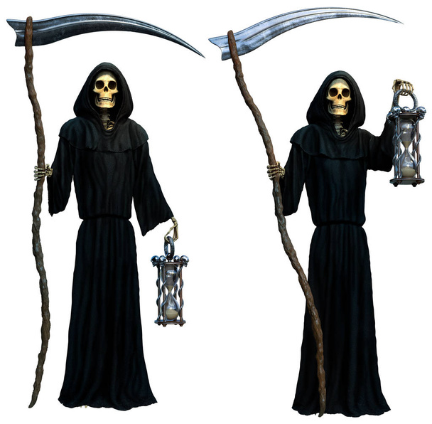 Grim reaper 3d απεικόνιση - Φωτογραφία, εικόνα