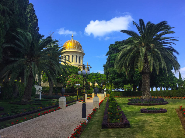 Bahai gardens in Haifa, Israel - Photo, Image