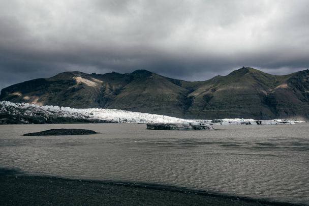 Ghiacciaio Jokulsarlon in tempo tempestoso, Islanda - Foto, immagini