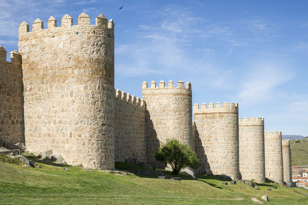 Murs de ville d'Avila (Espagne)
) - Photo, image
