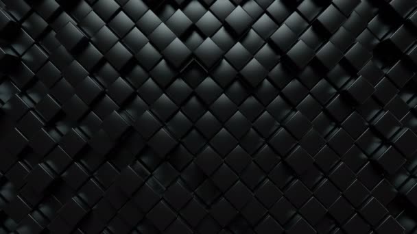 dunkle Quadrate abstrakter Hintergrund - Filmmaterial, Video