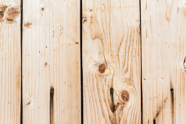 beige textured wooden planks with copy space - Foto, imagen