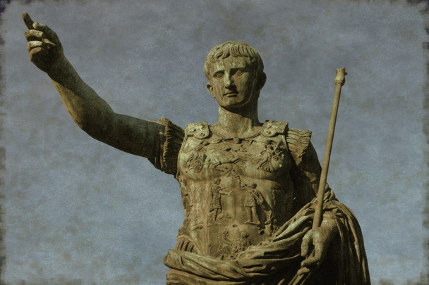 ρωμαϊκό αυτοκράτορα augustus - vintage - Φωτογραφία, εικόνα