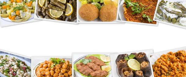Traditionele heerlijke Turkse gerechten collage. Voedsel concept. - Foto, afbeelding
