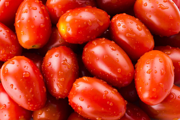 tomates cereja isolados sobre fundo branco - Foto, Imagem