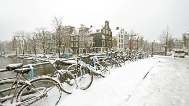Снег в Нидерландах зимой
 - Кадры, видео
