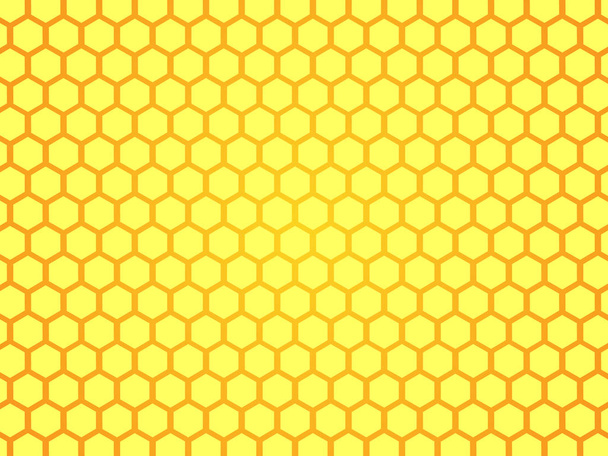 Κυψελωτή υφή φόντου από κυψέλη μελισσών - Διάνυσμα, εικόνα