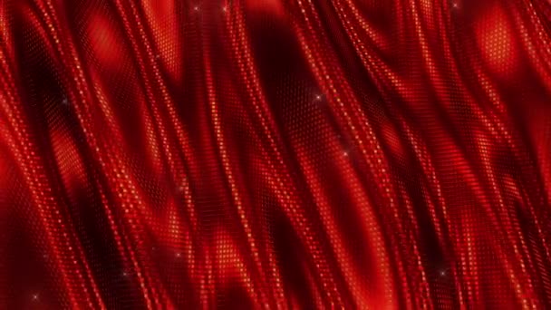 Červený závěs abstraktní pozadí - Záběry, video