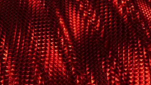 Red Pyramids Abstract background - Footage, Video