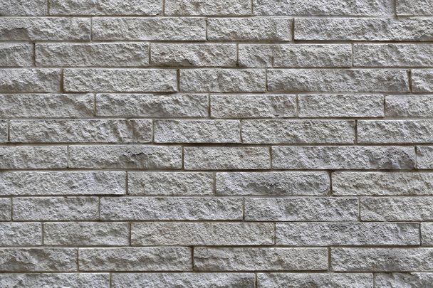 White Brick Wall With Rough Texture - Valokuva, kuva