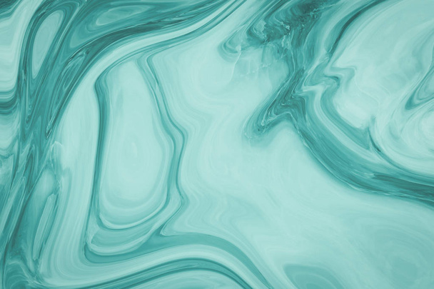 full frame shot of smeared green paint for background - Photo, image